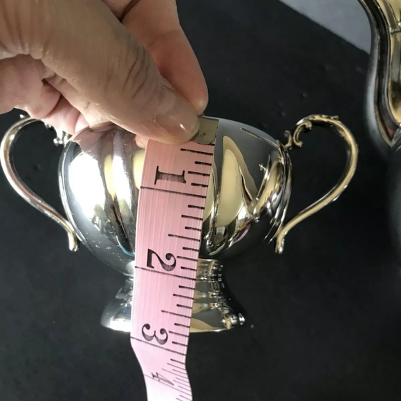 Victorian Plate Silver Plated Melon Tea Set - Picture 10 of 12